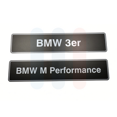 BMW Showplate (Oppdatert Design)