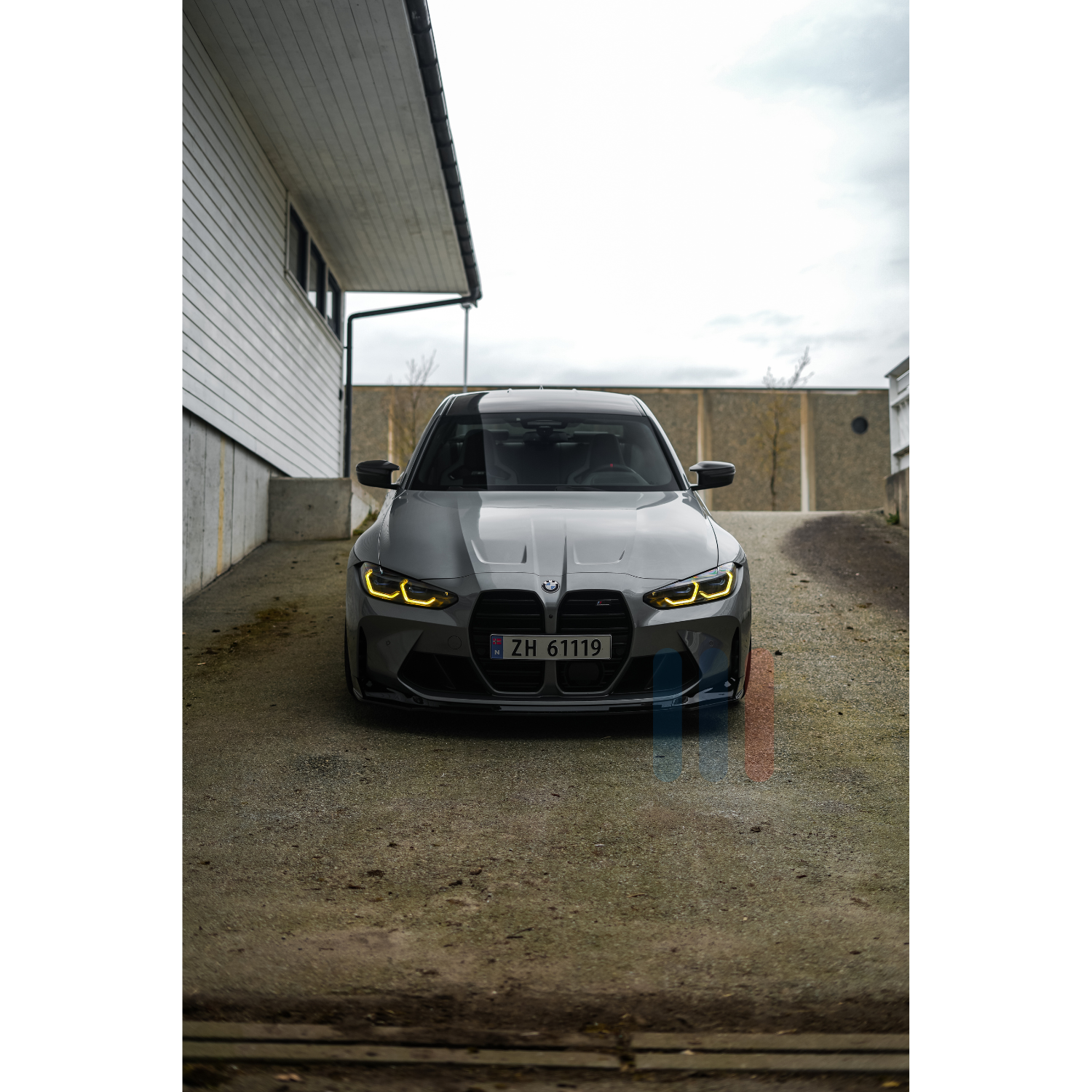 BMW G8x/G2x/i4 CSL DRL LED Modul Kit (GUL/HVIT)
