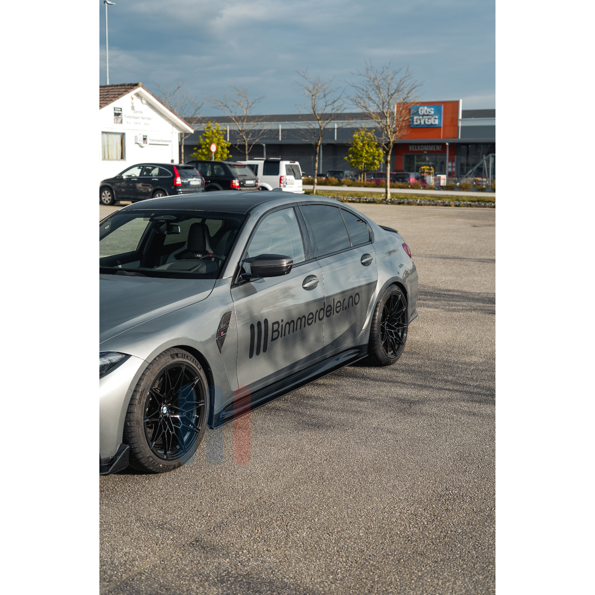 BMW G80/G81 Karbon Performance Sideskjørt