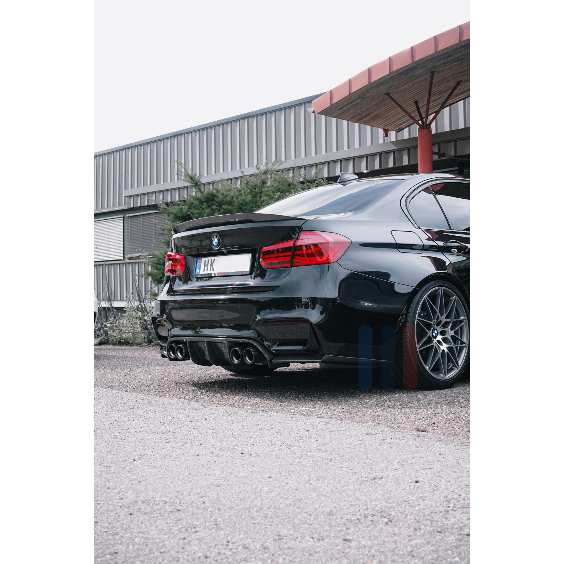 BMW F8x/F1x Karbon Endestusser (Sølv)