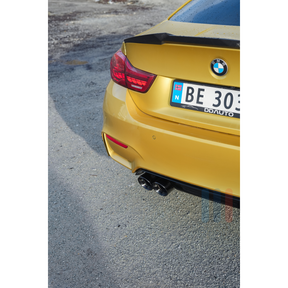 BMW F80/F82/F83 SlipOn Endestusser (Svart Krom)