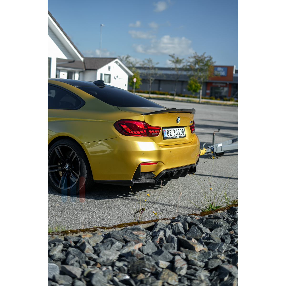 BMW F80/F82/F83 Fullkarbon Bakre Splittere