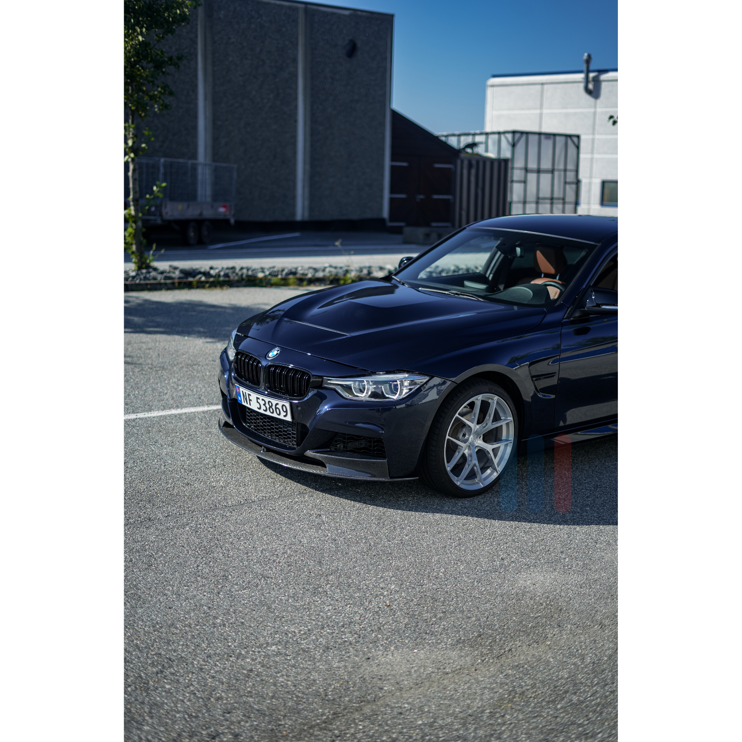 BMW F30/F31 M-Performance Karbon Frontleppe