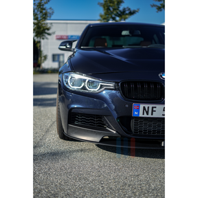 BMW F30/F31 V2 M-Performance Frontleppe (Matt Svart)