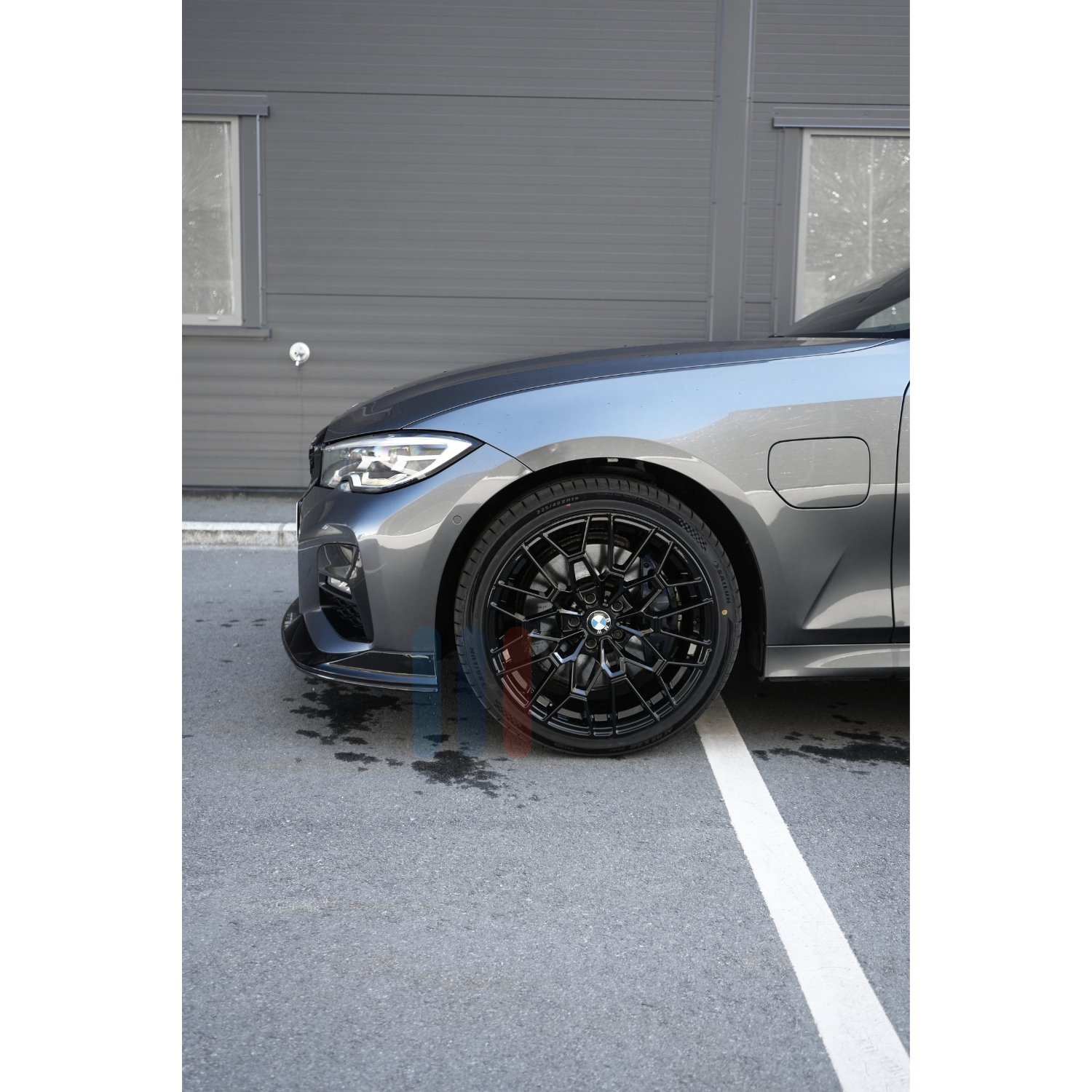 BMW 19" Gloss Black 827M Style Felgsett (5x112 66.6MM)
