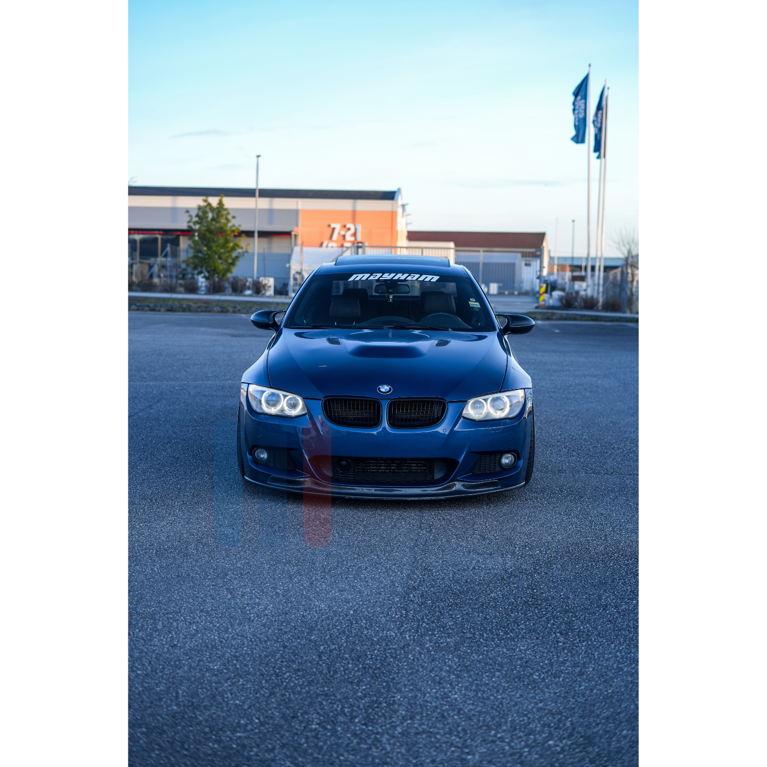 BMW E92/E93 LCI Arkym Karbon Frontleppe