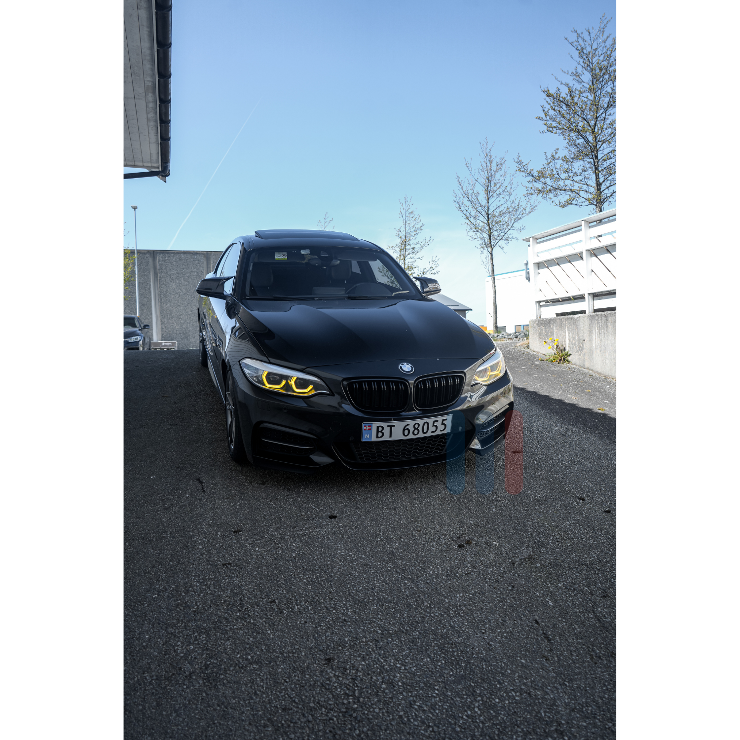 BMW F22/F23/F87 LCI LED Frontlykter (Hvit/Gul)