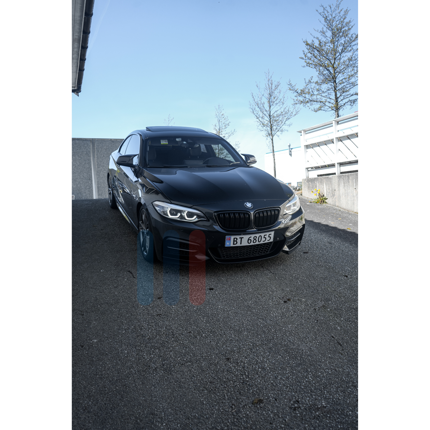BMW F22/F23/F87 LCI LED Frontlykter (Hvit/Gul)