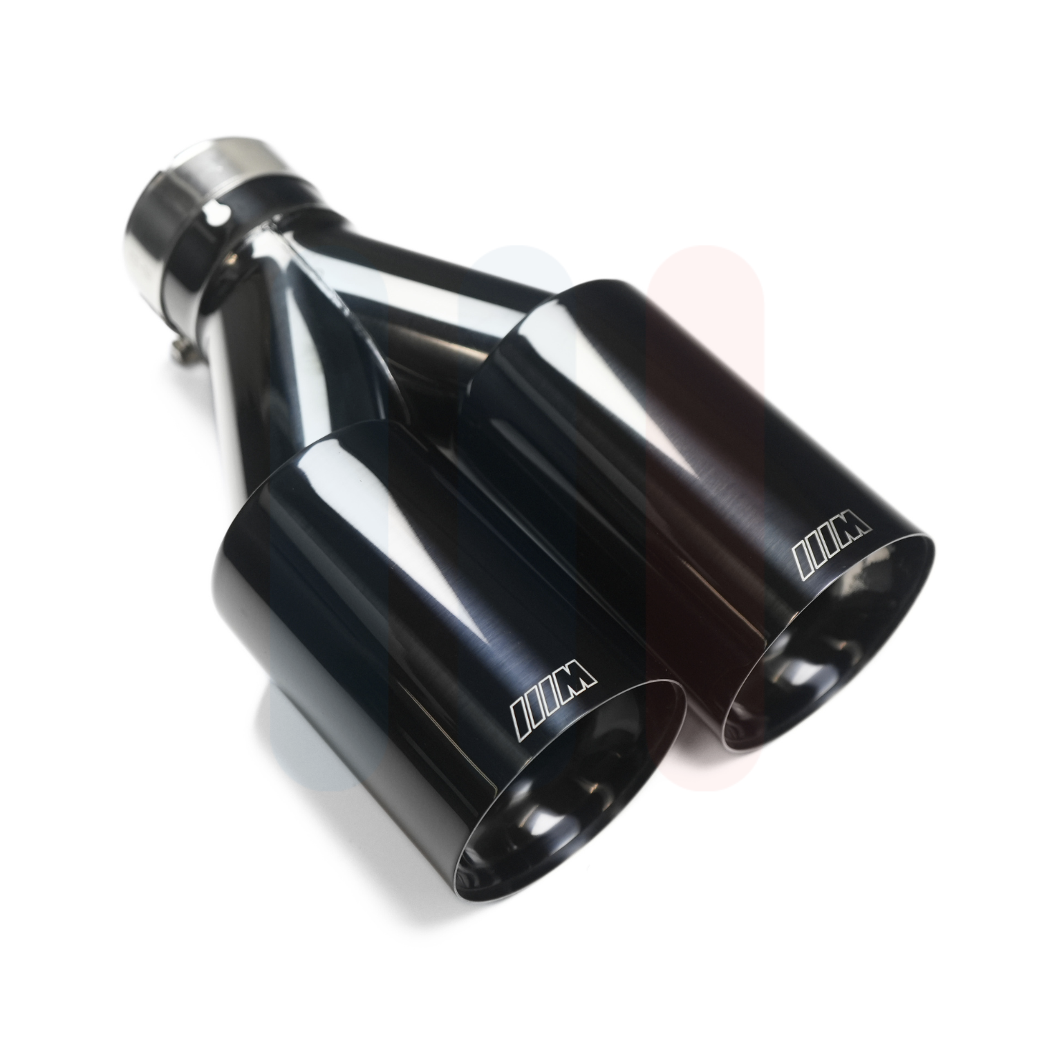 BMW V2 Universal Dual M Endestuss (Svart Krom)