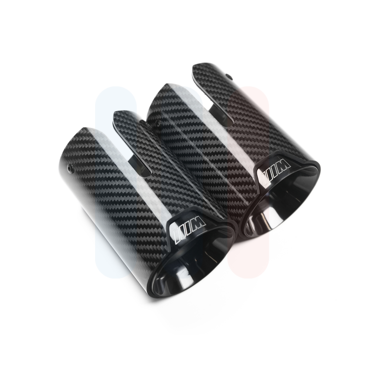 BMW F2x/F3x Karbon Endestusser (Svart Krom)