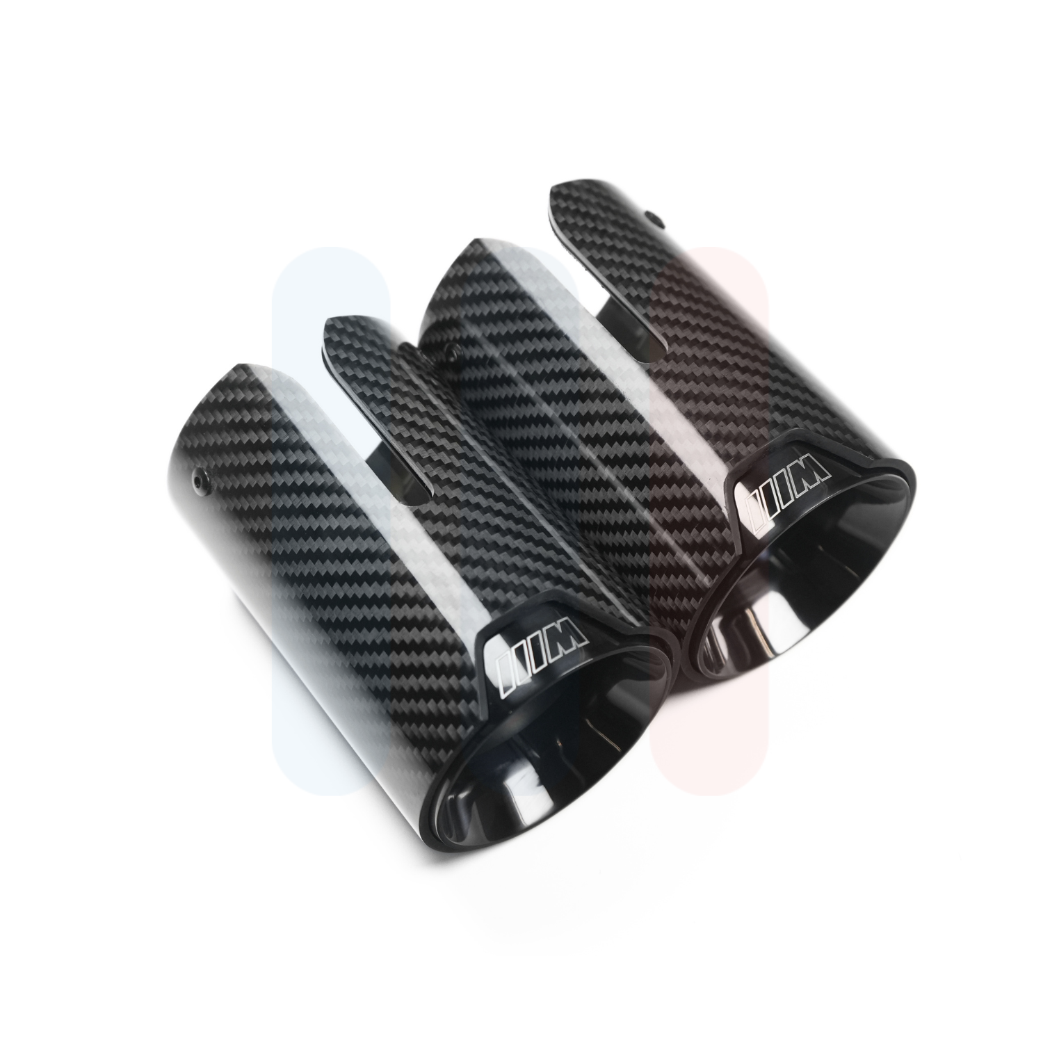 BMW F2x/F3x Karbon Endestusser (Svart Krom)