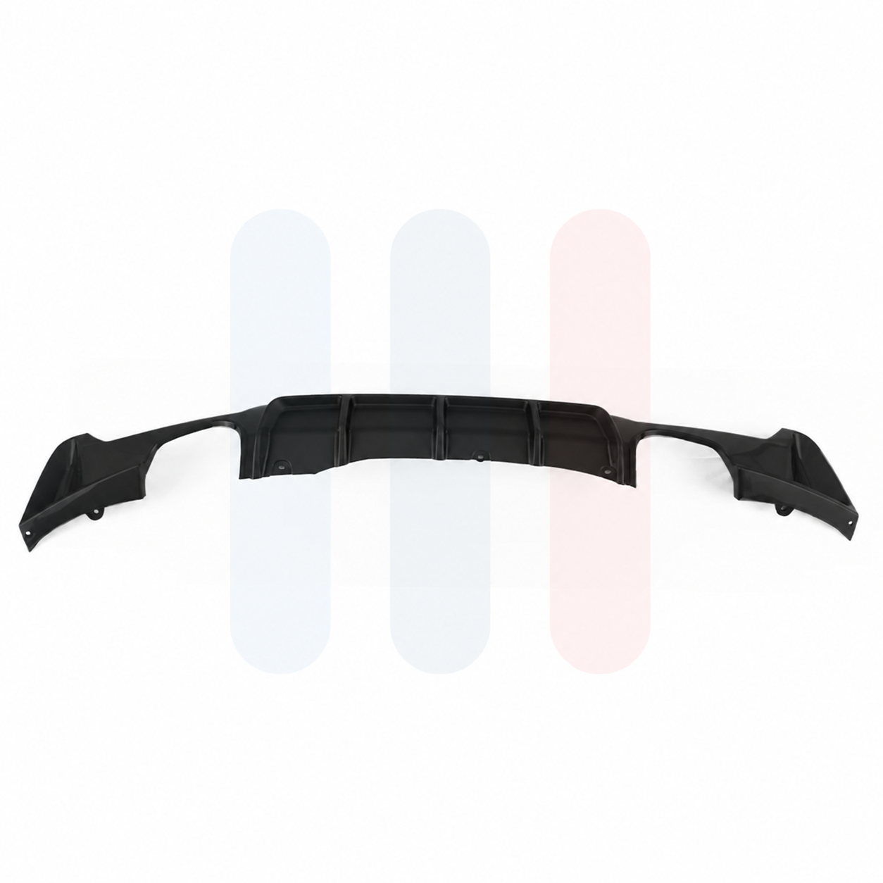(OUTLET) BMW F32/F33/F36 V3 M-Performance Diffuser (Matt Svart)