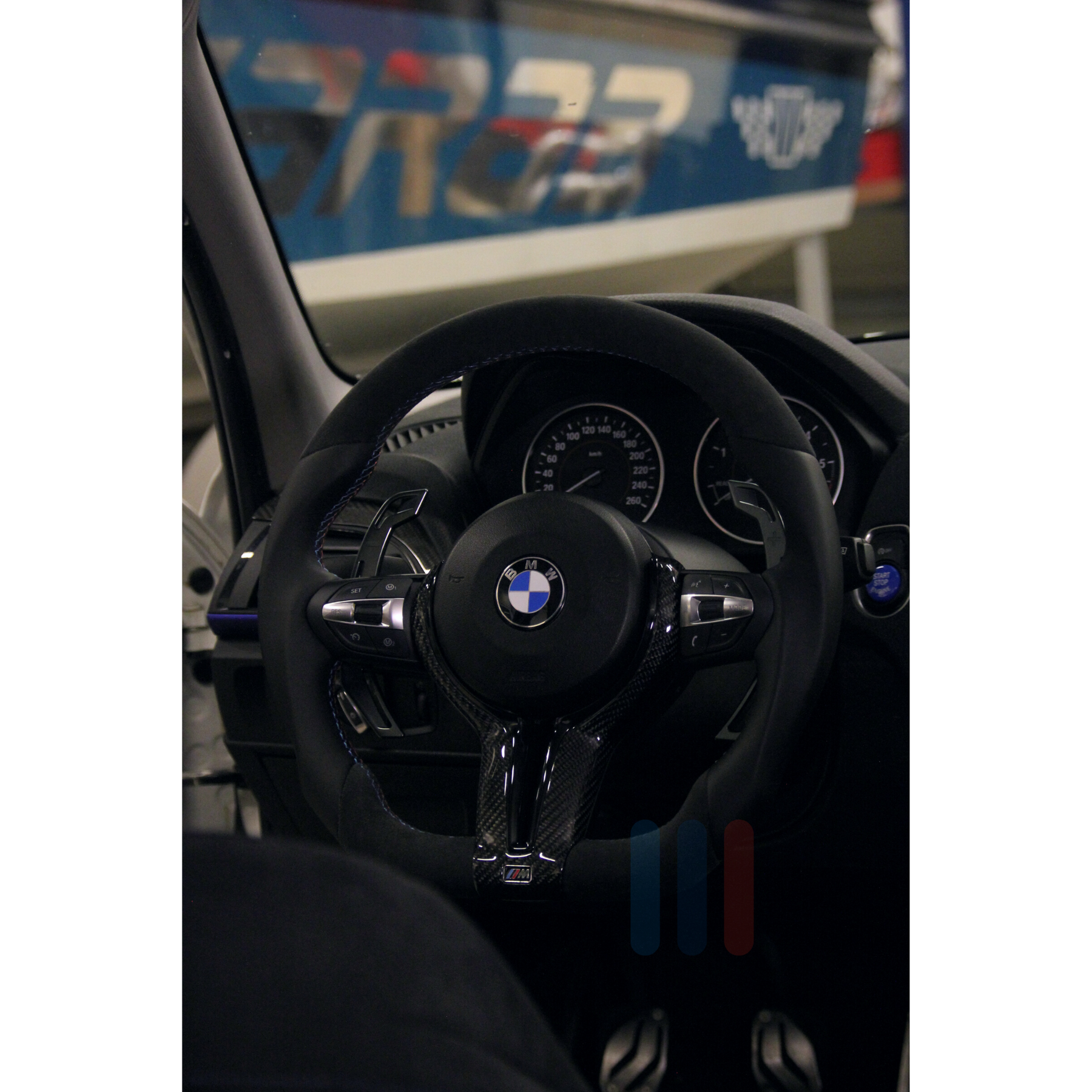 BMW F2x/F3x/F8x Custom Alcantara/Skinn Ratt