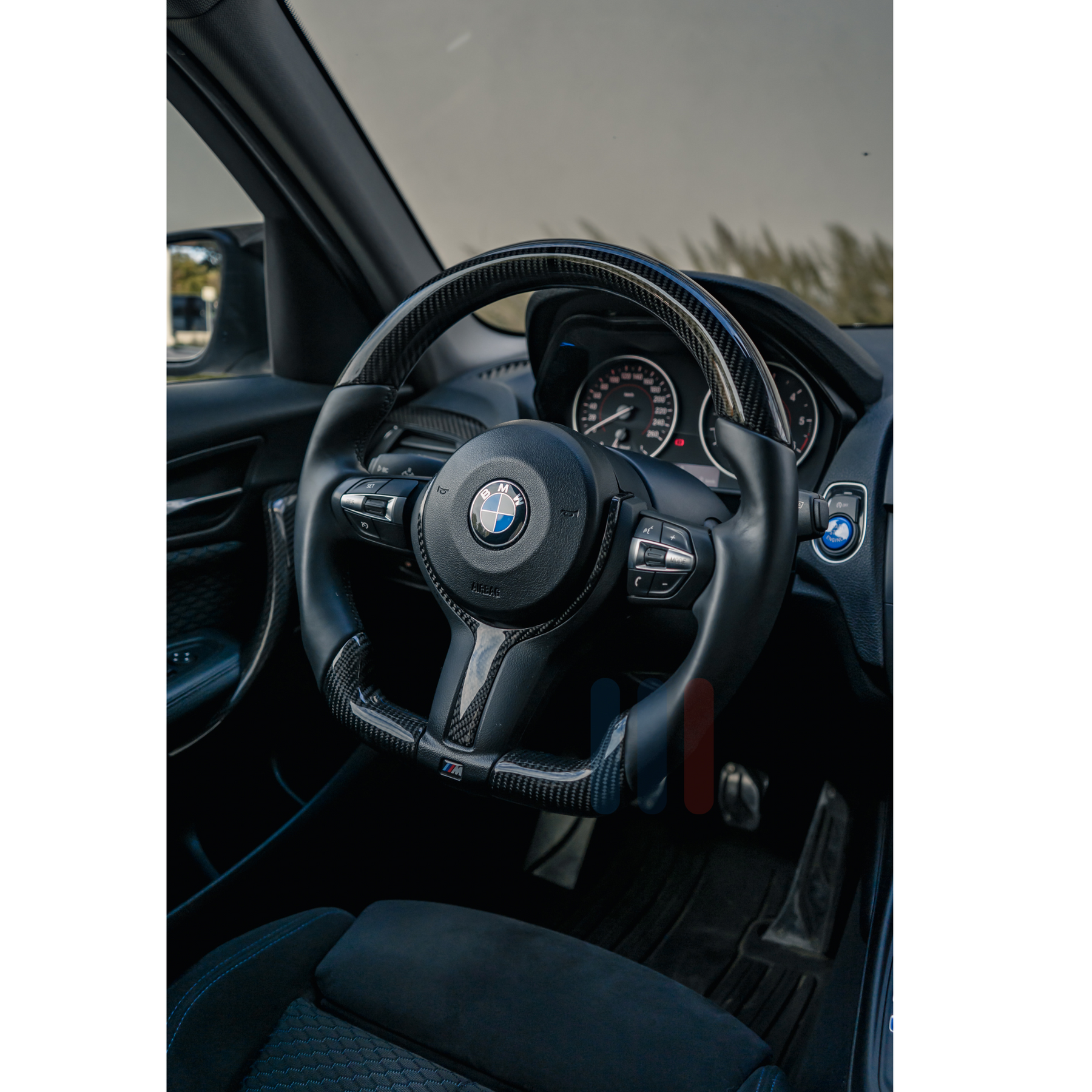 BMW F1x/F2x/F3x Indre Karbon Rattdeksel